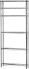 Shelving Inc. 8 d x 18 w x 54 h Chrome Wire Shelving with 6 Tier Shelves, Weight Capacity 800lbs Per Shelf