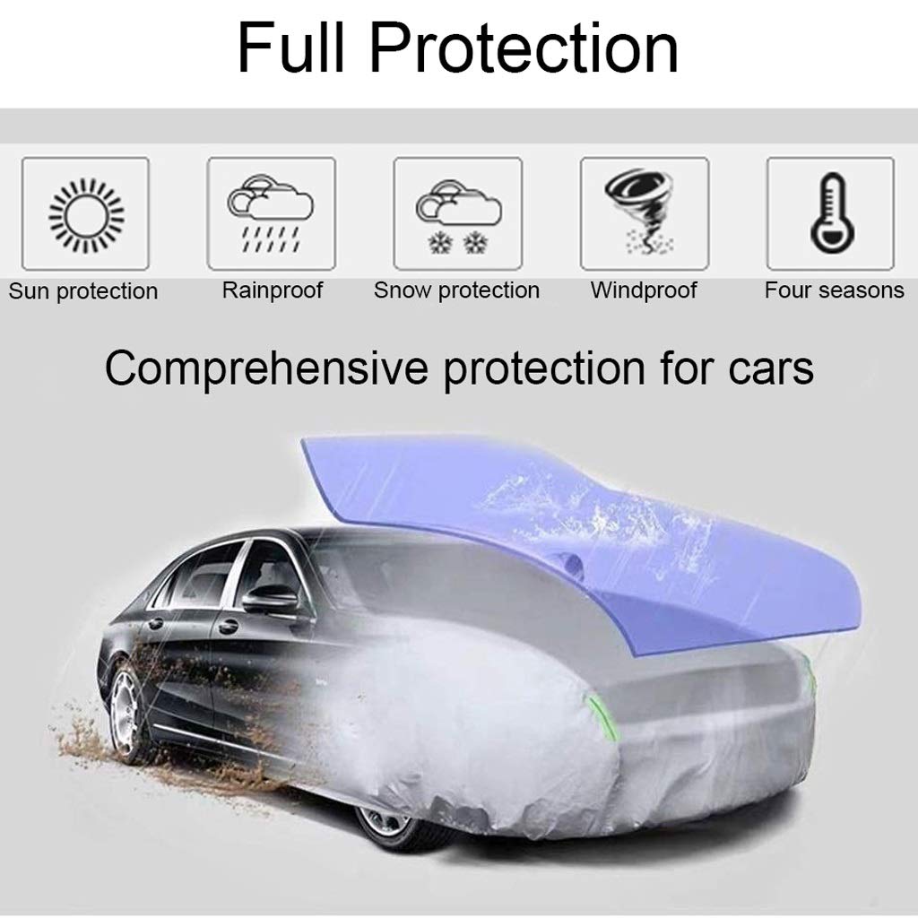 Waterdicht Car Cover Compatibel met Volkswagen VW e-Golf, Eos, Fox, GLI Full Car Cover All Weather waterdichte bescherming tegen de regen Dust Wind Zon UV (Color : Black, Size : GLI Waterdicht Car Cover Compatibel met Volkswagen VW e-Golf, Eos, Fox, GLI Full Car Cover All Weather waterdichte bescherming tegen de regen Dust Wind Zon UV (Color : Black, Size : GLI