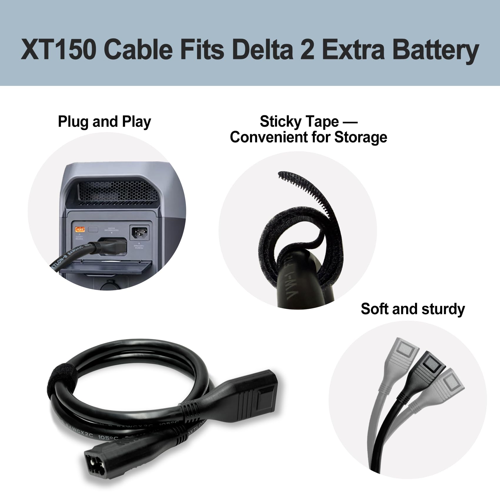 Amazon.co.jp: ecoflow Delta 2、Delta 2 Max、Delta 3、Wave 3用の