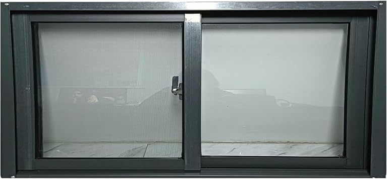 Large Vertical Sliding Window Replacement, Horizontal Sliding Design for Home, Shed, Basement, and Coop Installations