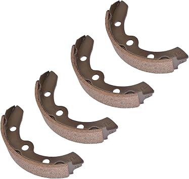 4 PCS 17L Golf Cart Brake Shoes Replacement for 1981-1994 DS G&E Golf Carts 1011463