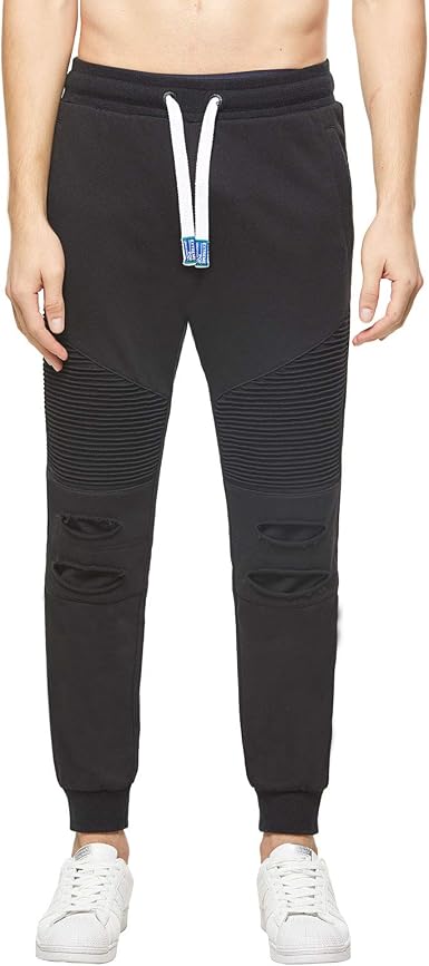 Extreme Pop Mens Jogging Bottoms Ripped 