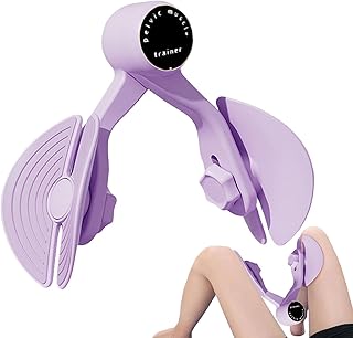 BAIKAI Inner Thigh Muscle Exercise Tool, Strength Training Thigh Tool 4 Force Modes Pelvic Muscle Exerciser, Gym Exercising Tool Yoga Training Pelvic Trainer for Women Haoshuo