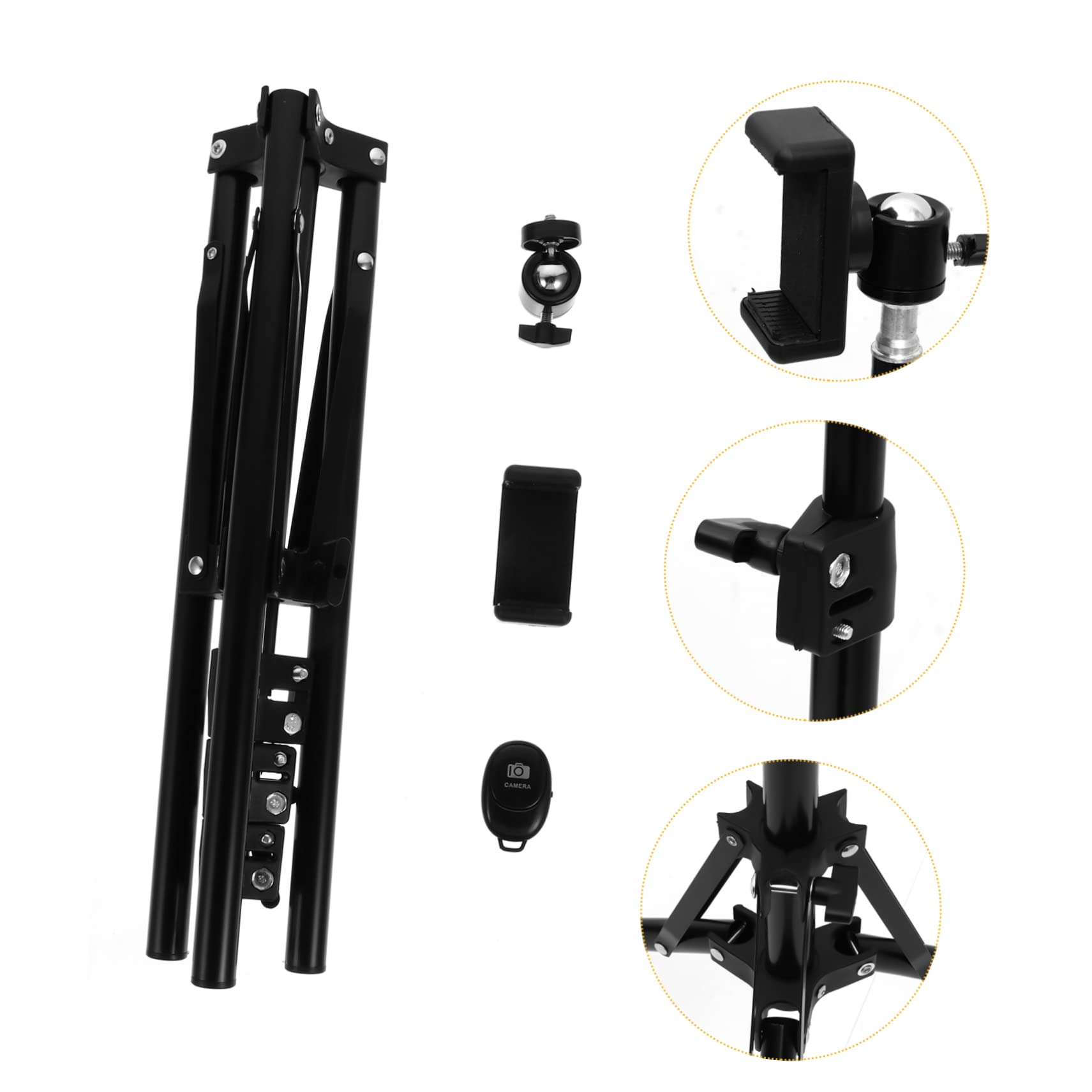 KOMBIUDA 1 Set Smartphone per Live Streaming Treppiede e Resistente per Videochiamate e Fotografia Compatibile con Dispositivi Facile Riporre e Utilizzare