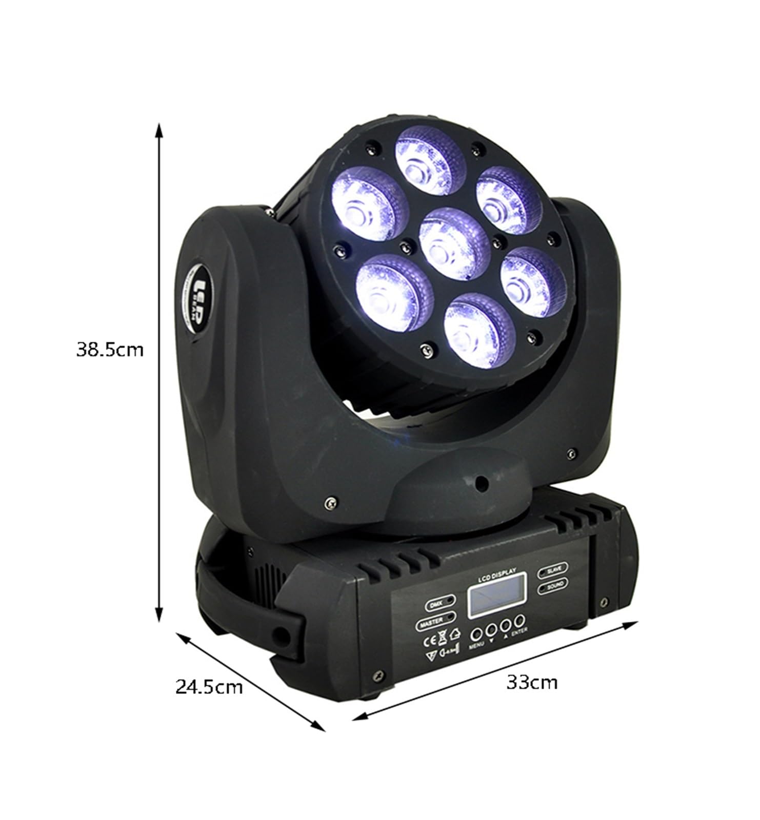 Światła imprezowe LED 7x12W RGBW Zoom Beam oświetlenie z ruchomą głowicą z DJ Disco KTV Bar klub nocny światło sceniczne wakacje ślub dekoracje świąteczne