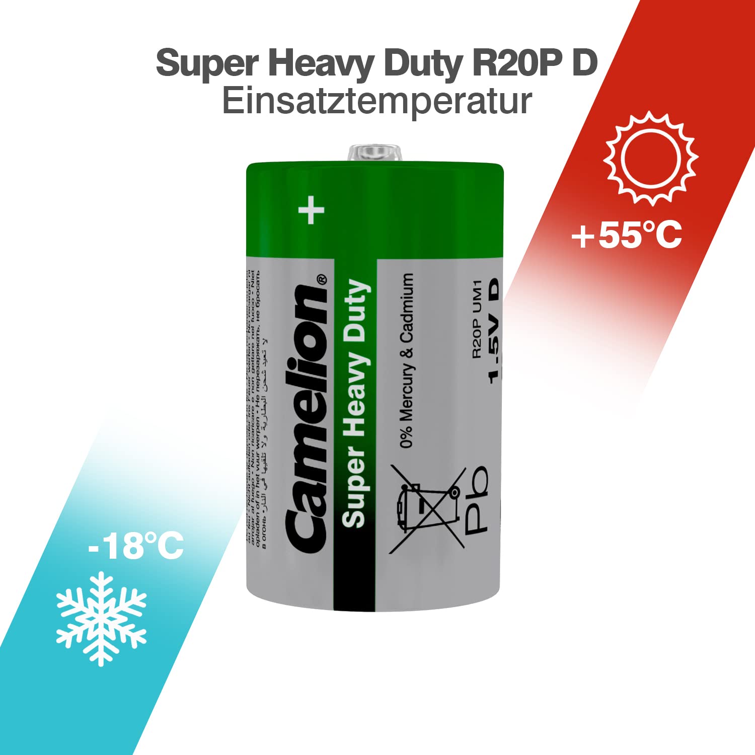 Camelion 9 V 6F22 10200122 Pile Super Heavy Duty - Foto 4