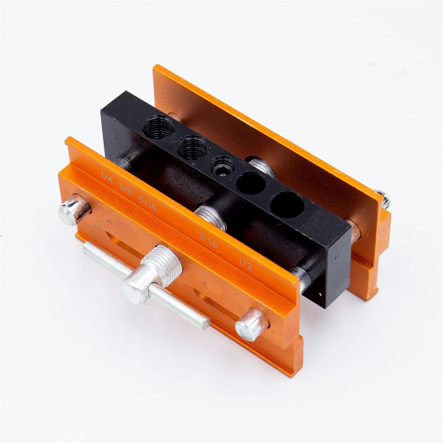 Centering Doweling Jig Kits Drill Jig For Straight Holes With 6 Drill Guide Bushings Adjustable Biscuit Joiner Set