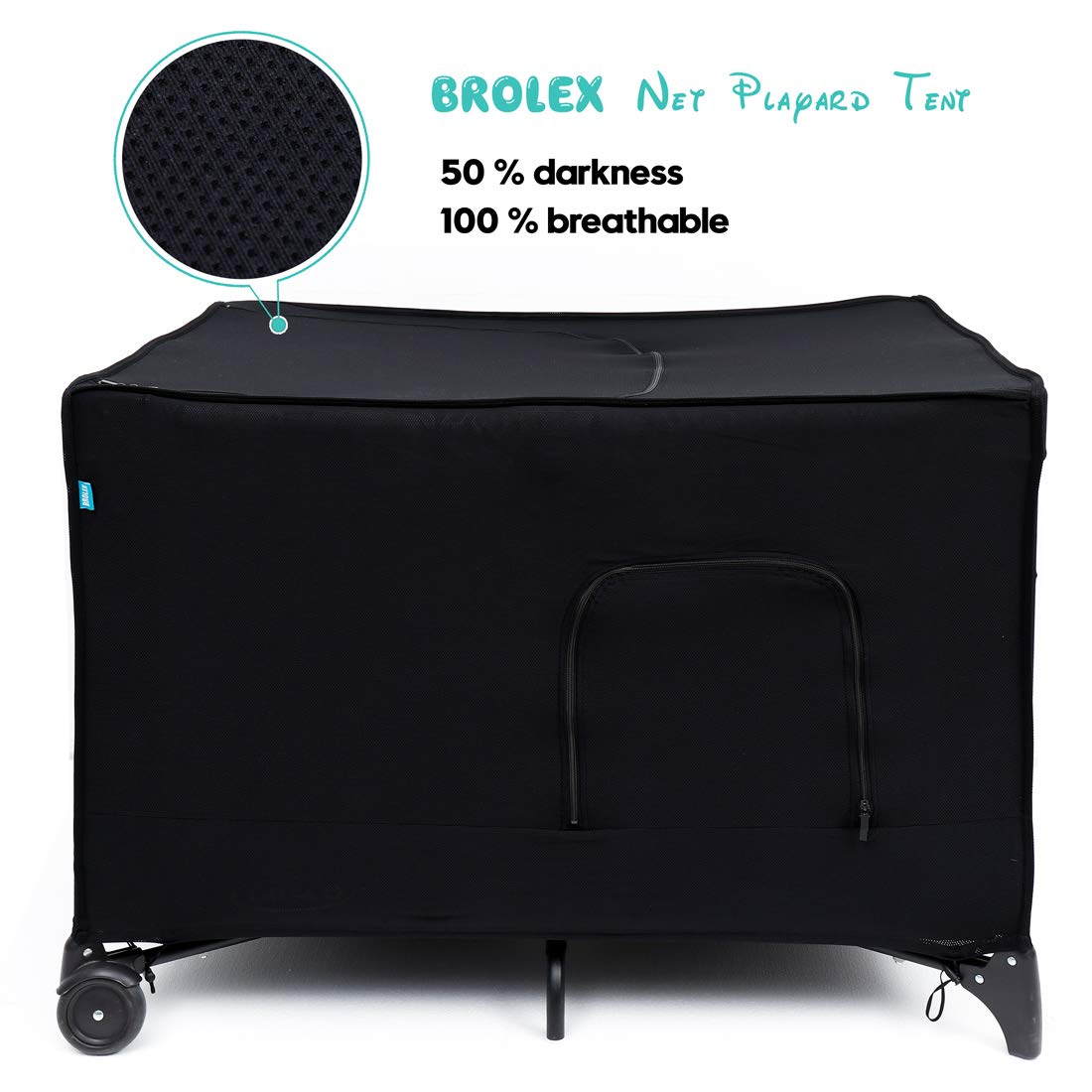 Brolex Mini Crib Canopy Cover for Pack and Play Portable Travel Cribs, Stretchy Breathable Netting Tent and Shade for Indoor or Outdoor Naps, Play or Sleeping, Baby Safe Child Protection : Baby