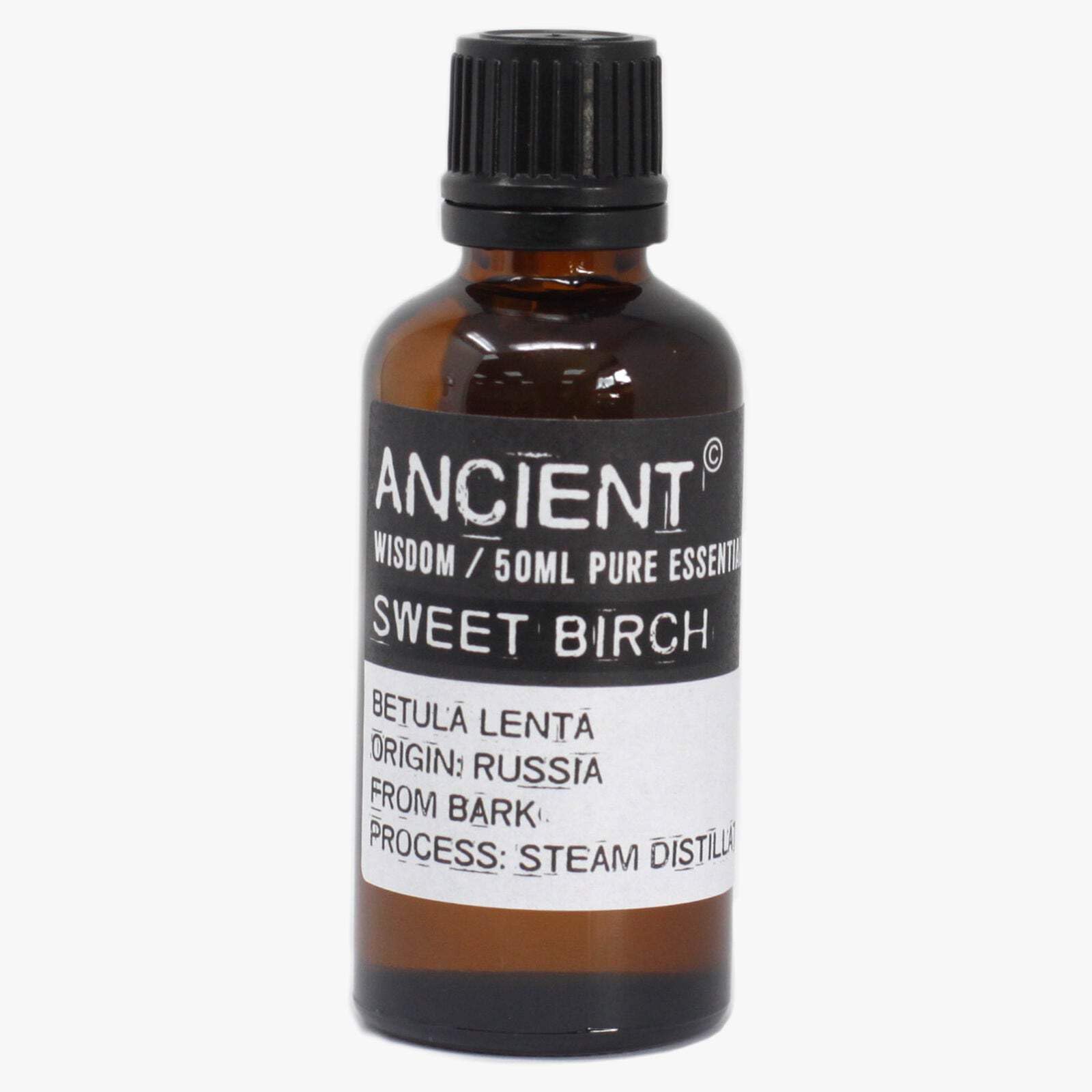Sweet Birch Essential Oil 50ml - Betula Lenta Bark Oil - Natural Astringent & Skin Soother - KDMD