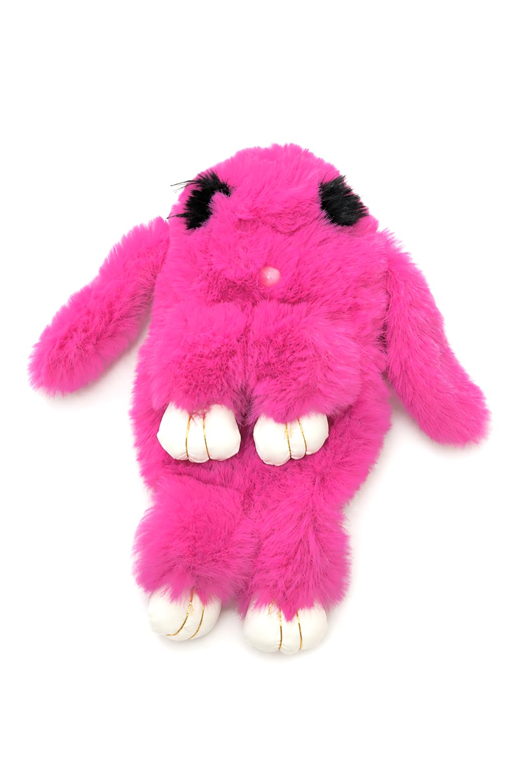 KYAMI Girls Fluffy Bunny Crossbody Bag, Faux Fur, Hot Pink-picture-11
