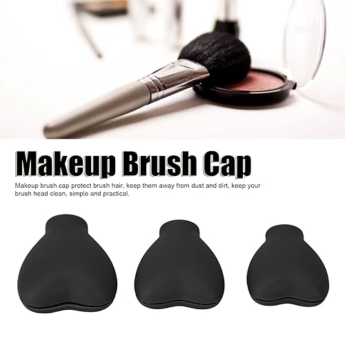 Miniatura 4 de Funda protectora de brochas de maquillaje, estuche organizador de brochas de silicona para almacenamiento de maquillaje y protección de bolsa de