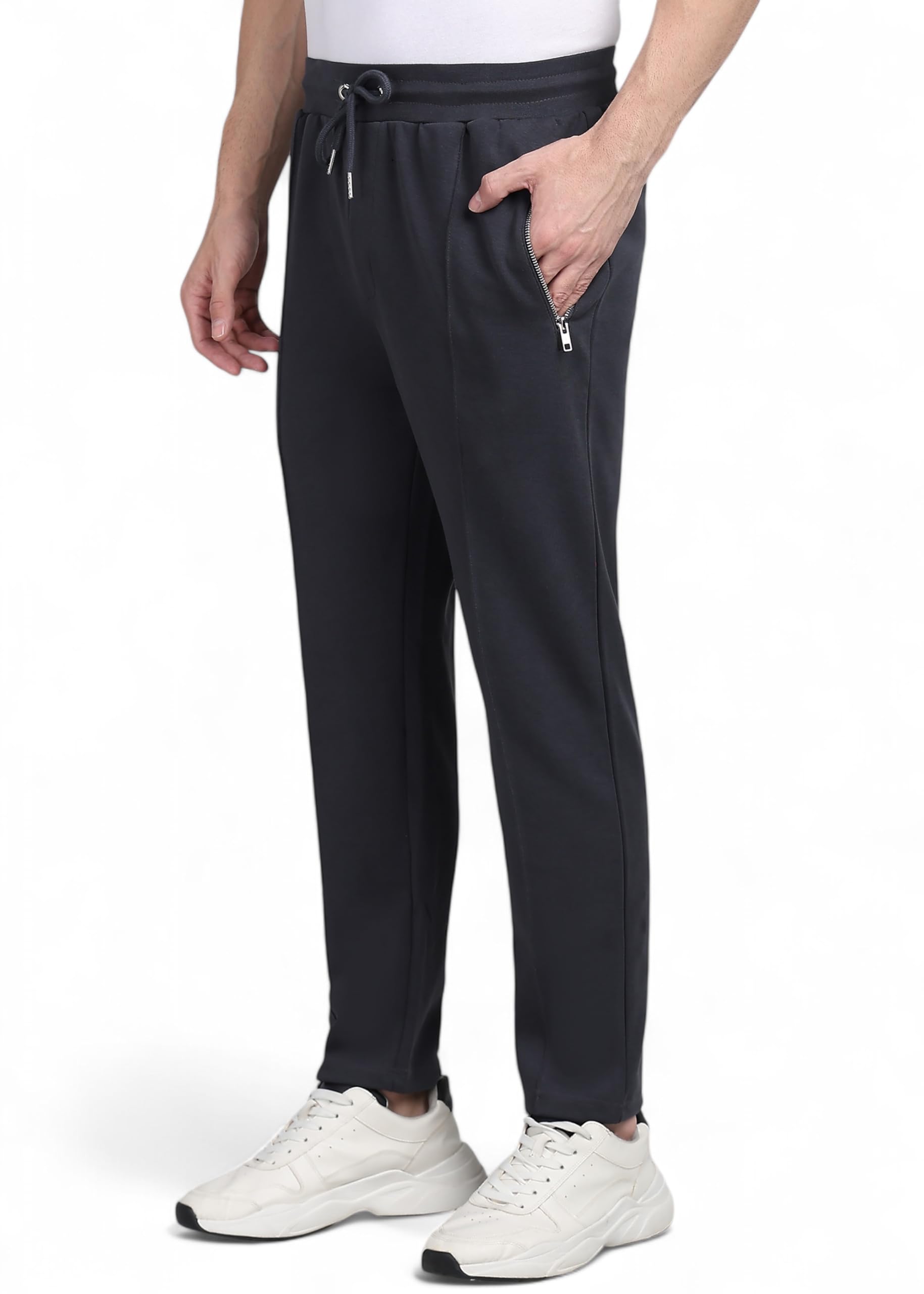 Alan Jones Clothing Men's Regular Fit Mid Rise Track Pant-picture-32
