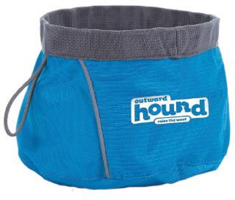 Outward Hound Port-A-Bowl Collapsible Travel Dog Food and Water Bowl