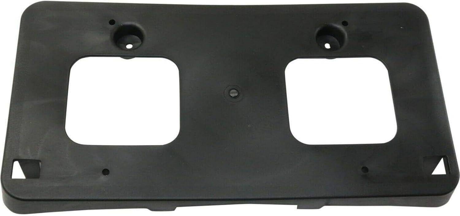 I-Match Auto Parts Front License Plate Bracket Tag Holder Black Textured PP Plastic for 2016-2018 Chevy Malibu and Malibu Hybrid 23317838 GM1068191