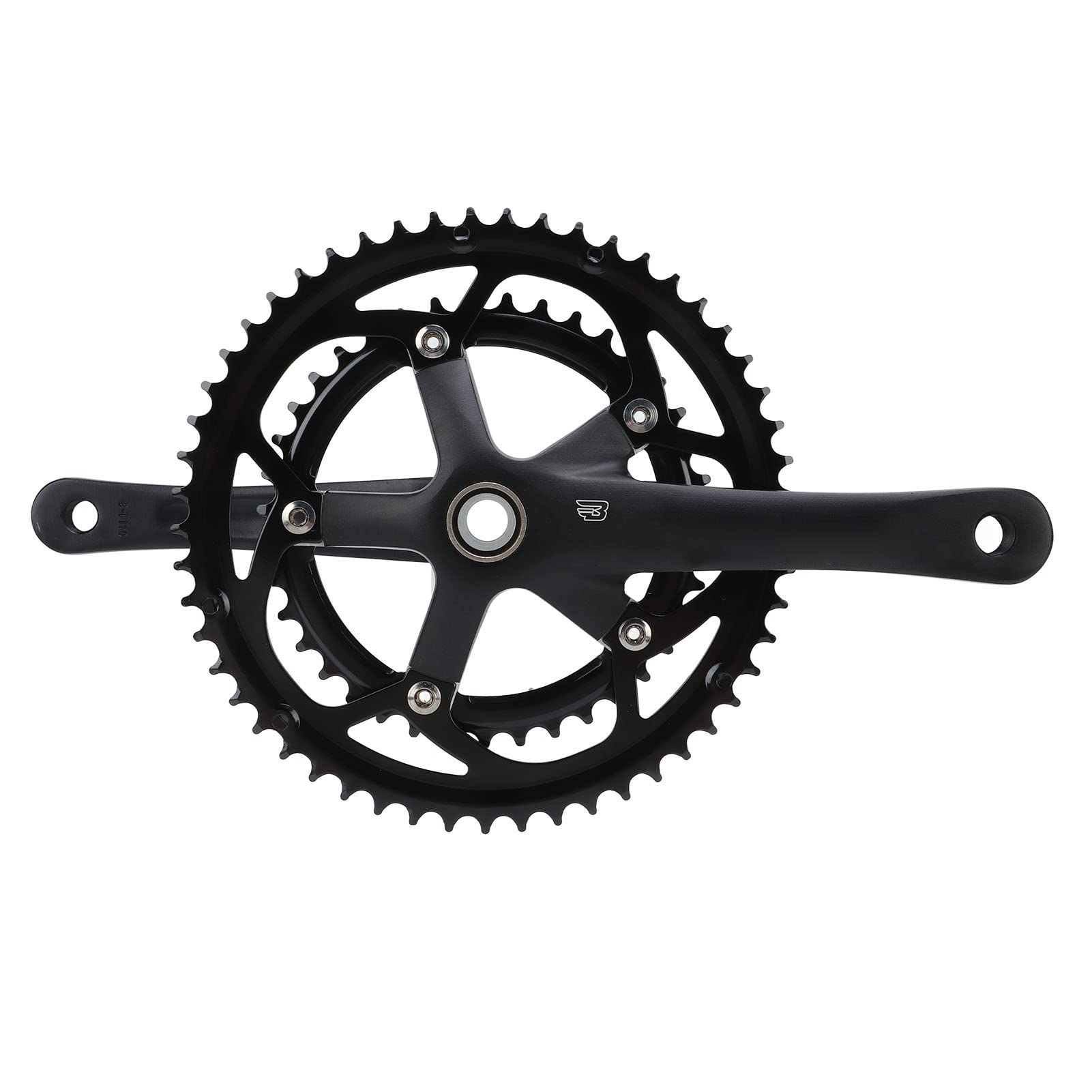 Mechanizm Korbowy, Stop Aluminium, długość 170 Mm, Pojedyncza Tarcza, Kompatybilny z 8-9-biegowym Układem Napędowym do Rowerów Górskich Terenowych