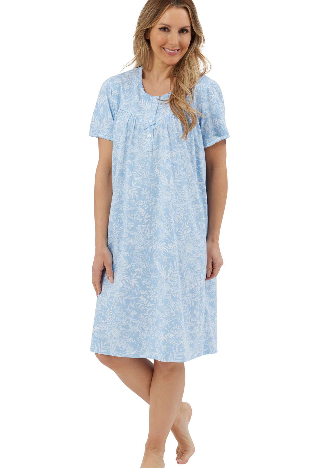 Chemise de nuit femme coton doux Marlon pour des matins cocooning - 6