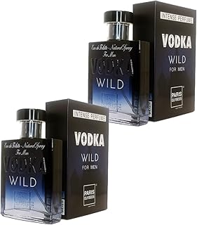 Kit 2 perfumes Vodka Wild 100ml Masculino Paris Elysees