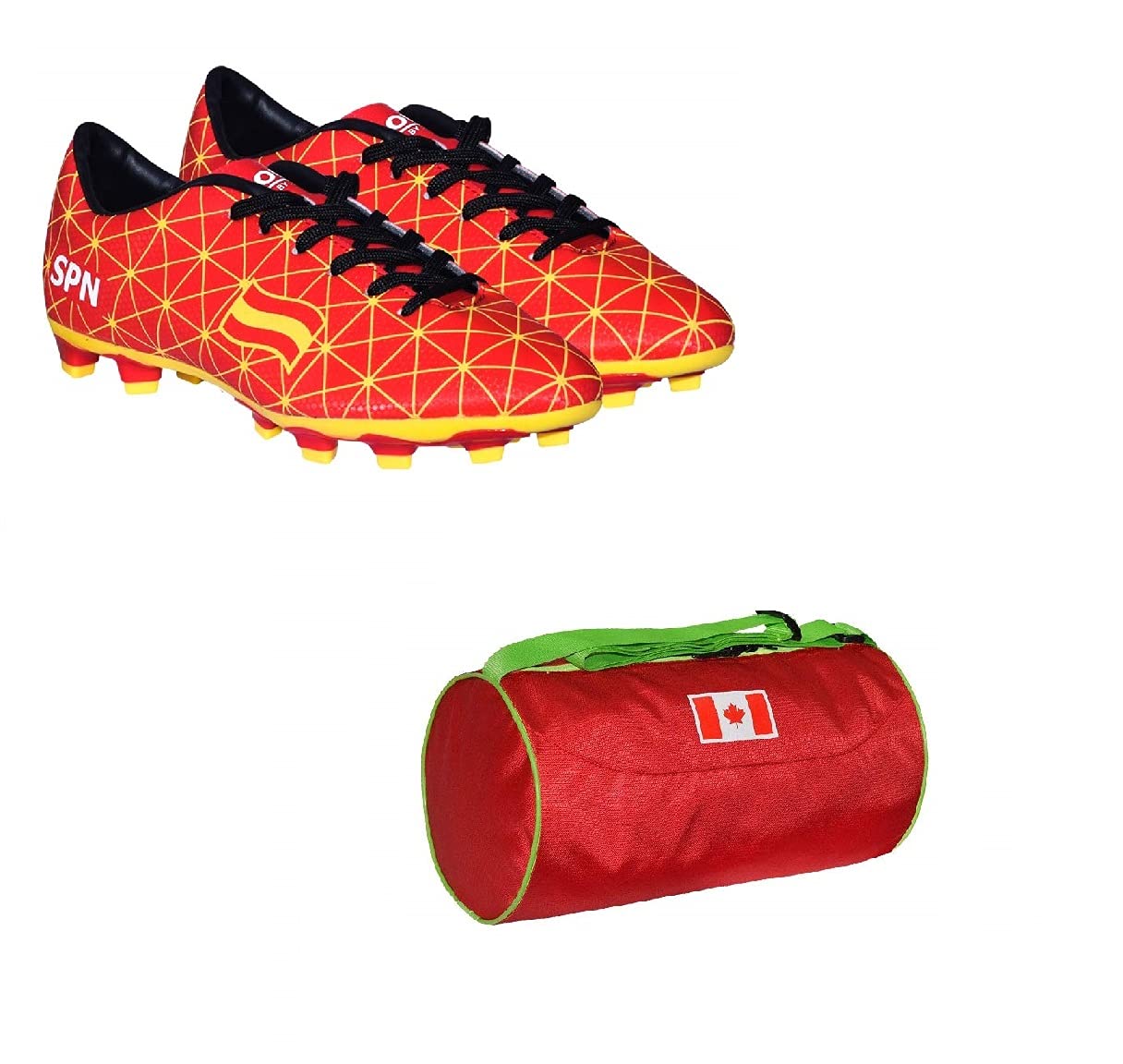 charged Sports Bag Montreal Large Red with Gowin Football Shoe Country Color Spain Size-8-picture-16