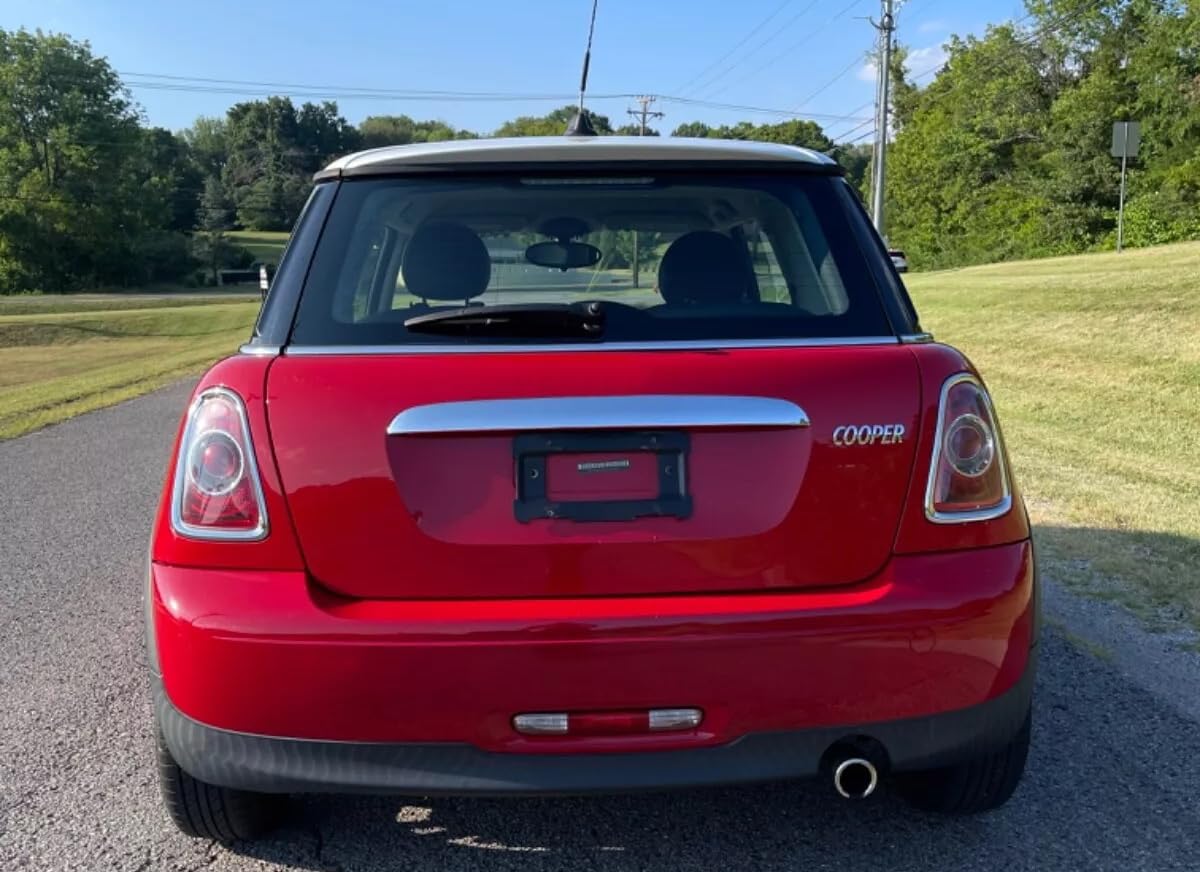 iJDMTOY OEM-Spec Red/Clear Lenses Full LED Rear Fog Light Kit (Rear Fog, Reverse Features) Compatible With MINI Cooper R56 R57 R58 R59 Non-S Models