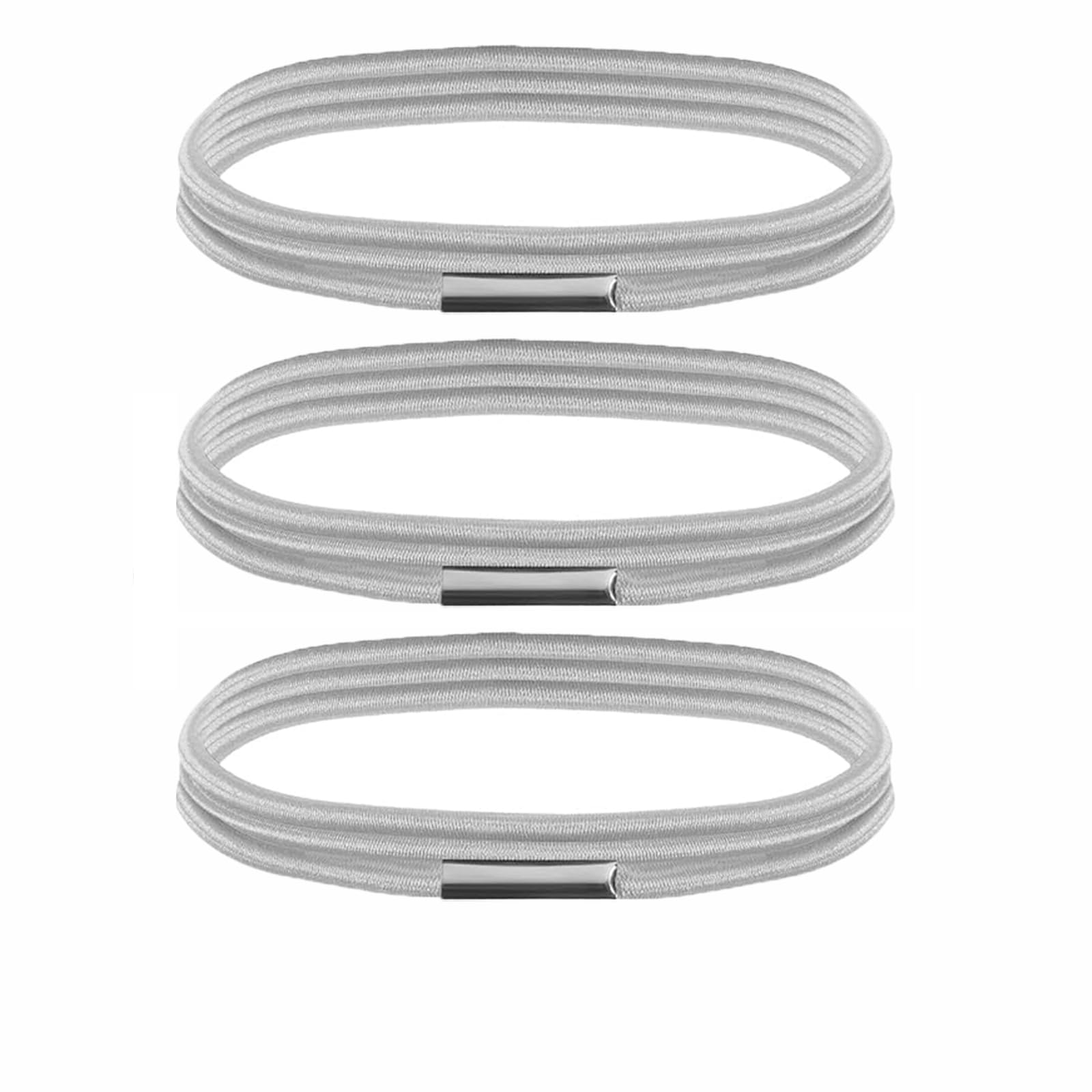 3Pcs Wheelie Bin Strap, Trash Can Bands Trash Bag Holder Trash Large Rubber Bands Cabinet Loop Straps for Home Office Rubbish Bag Liner School Indoor (Light Gray)