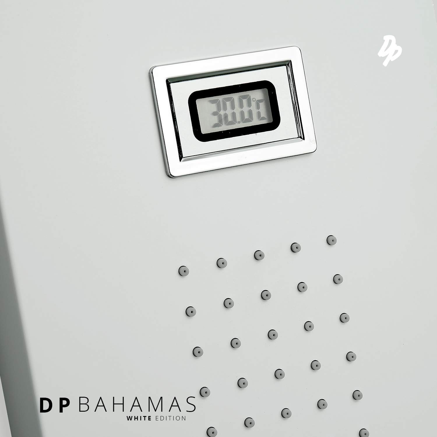 DP Grifería Bahamas - Columna de hidromasaje en aluminio, Blanco