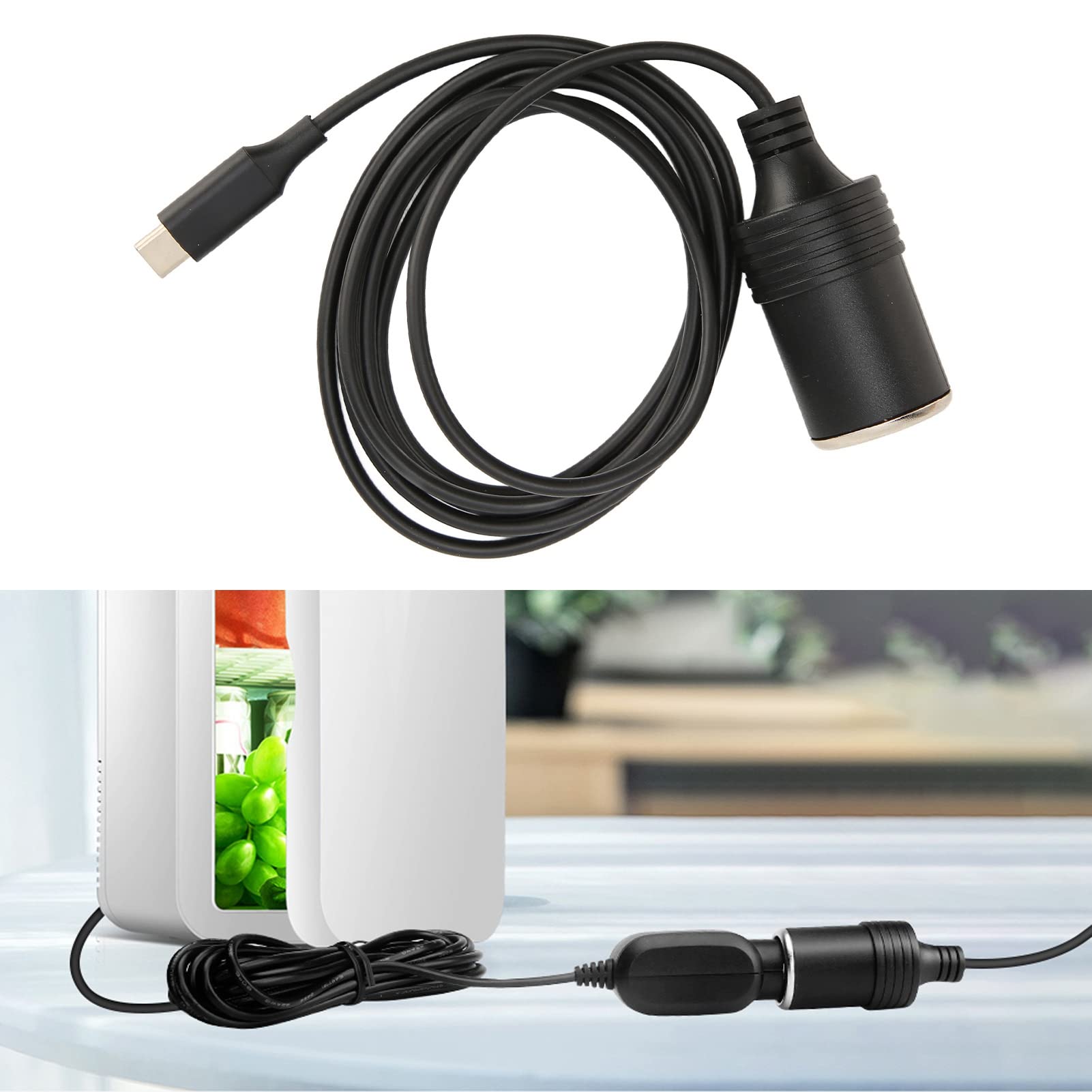 Convertitore Presa Accendisigari per Auto,MoreChioce Convertitore Connettore USB Maschio da 5V a Presa Accendisigari Femmina da 12V per Auto per Registratori di Guida Caricabatteria da Auto