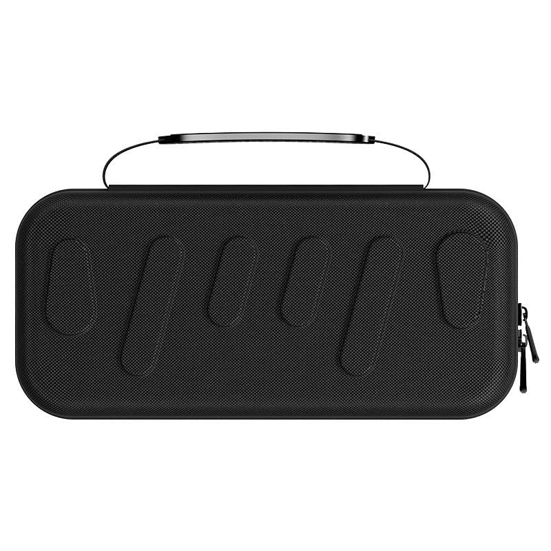 NiuLumea Switch 2 - Bolsa de almacenamiento portátil con carcasa dura, para consola Nintendo Switch 2 y tarjetas de juego, nailon + EVA + material de terciopelo, color negro