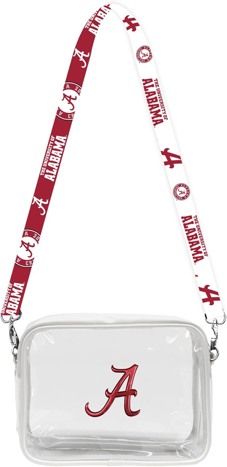 Littlearth NCAA Clear Fanny Fan Purse in Teams 3D Logo - Officially Licensed Teams