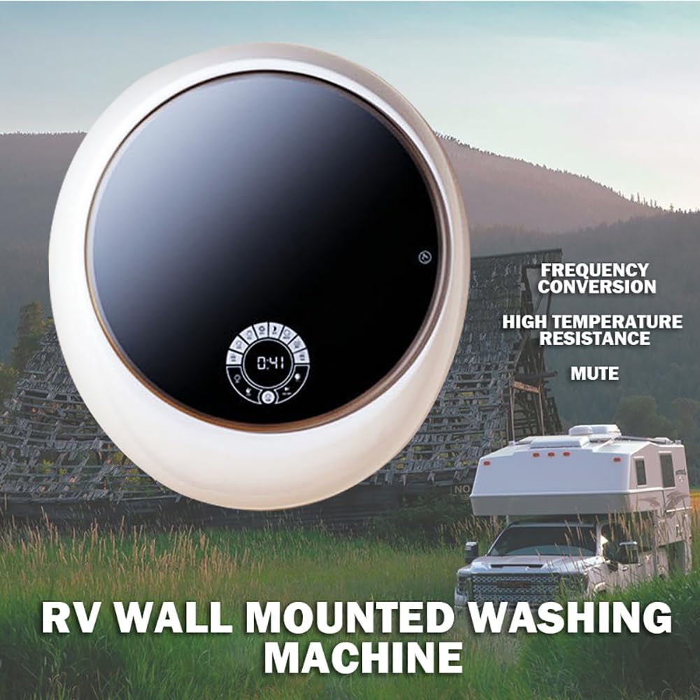 Mini-Waschmaschine und Trockner, Wandmontage, Frontlader, vollautomatische Waschmaschine mit Kondensationstrocknung für Wohnmobil, kleine Räume