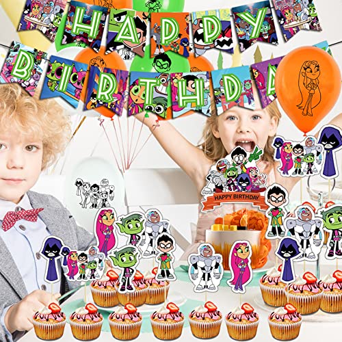 Titans Decorazione per Festa di Compleanno Teen-T