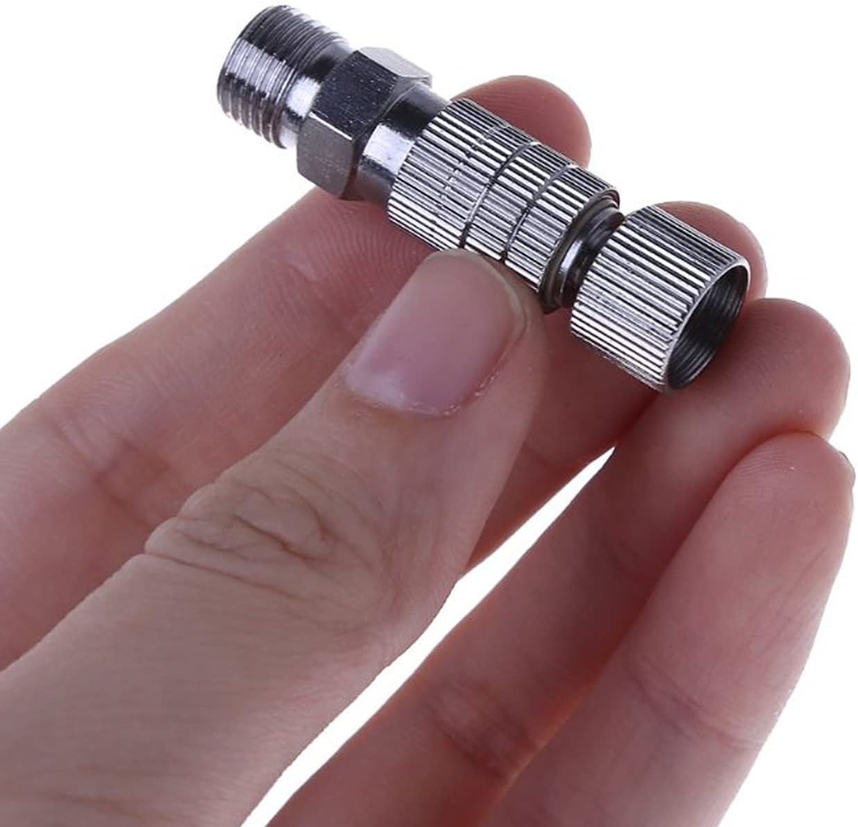 ABEST-Kit di adattatori per raccordi a sgancio rapido dell'accoppiatore dell'aerografo con 5 pezzi di connettori femmina da 1/8" e 1 adattatore maschio per compressore d'aria, tubo dell'aerografo