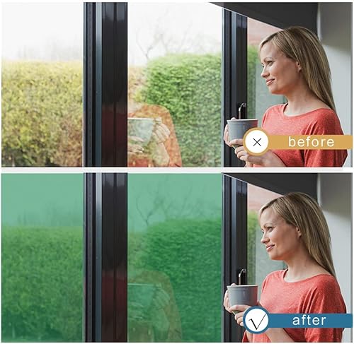 Miniatura 4 de RTTECH Película de espejo unidireccional para ventana, privacidad diurna, control de calor, bloqueo solar, película reflectante anti UV, adherencia