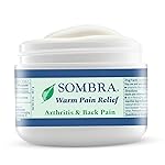 Sombra Warm Pain Relief Gel, Warm Relief for Arthritis and Chronic Pain Pre-Workout Muscle Rub Vegan Formula Free of Artificial Fragrances, Dyes, NSAIDs, Wax, Petroleum, Alcohol - 2oz Jar