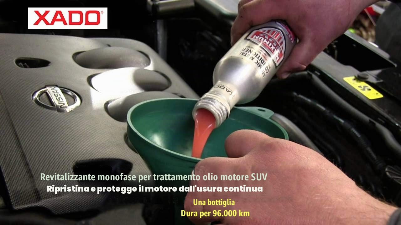 XADO Additivo per olio motore per la riparazione e la protezione dall'usura - Condizionatore Atomico del Metallo con Revitalizant® - 1Stage Maximum SUV, 360ml (per volumi di olio tra 5-10lt)