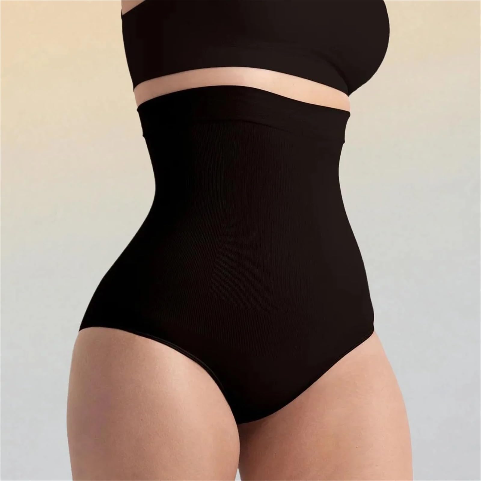Faja Reductora Mujer Bragas Moldeadoras de Cintura Alta Talla Grande for Mujer, Bragas elevación Cadera Antideslizantes Silicona sin Costuras con Control Barriga