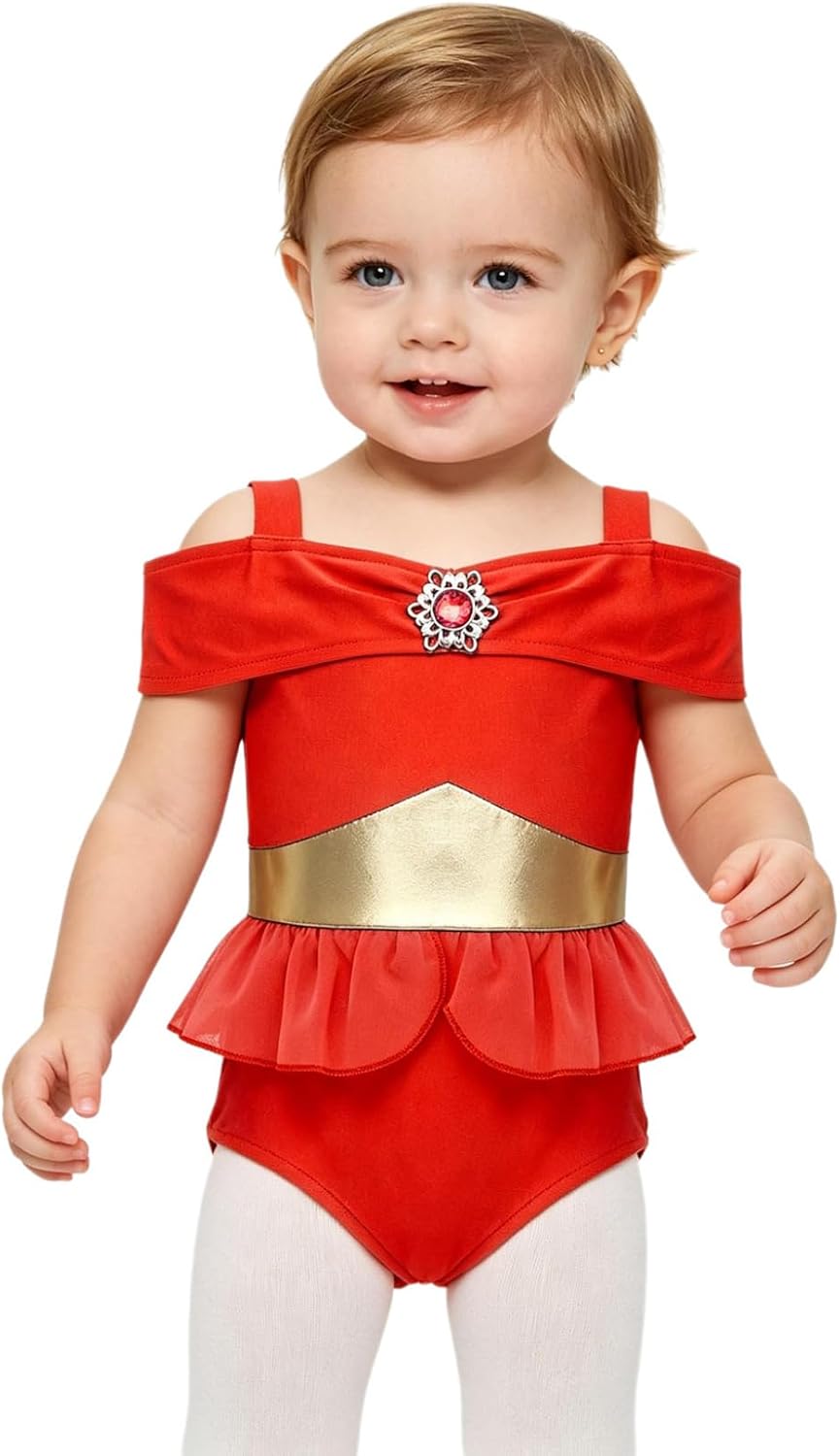 Hansber Girls Beach Romper Cute Beachwear Metallic Glossy Patchwork One Piece Bathing Suits Ruffle Swimsuit