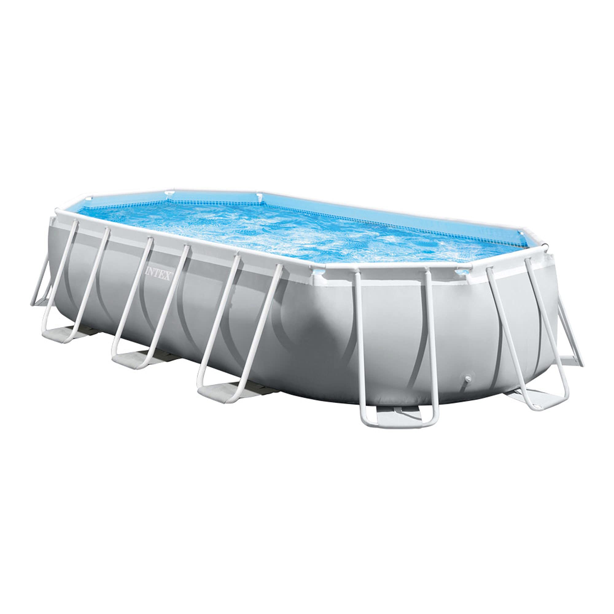 Intex 26796NP - Piscina desmontable ovalada prism frame intex 503x274x122 cm con depuradora