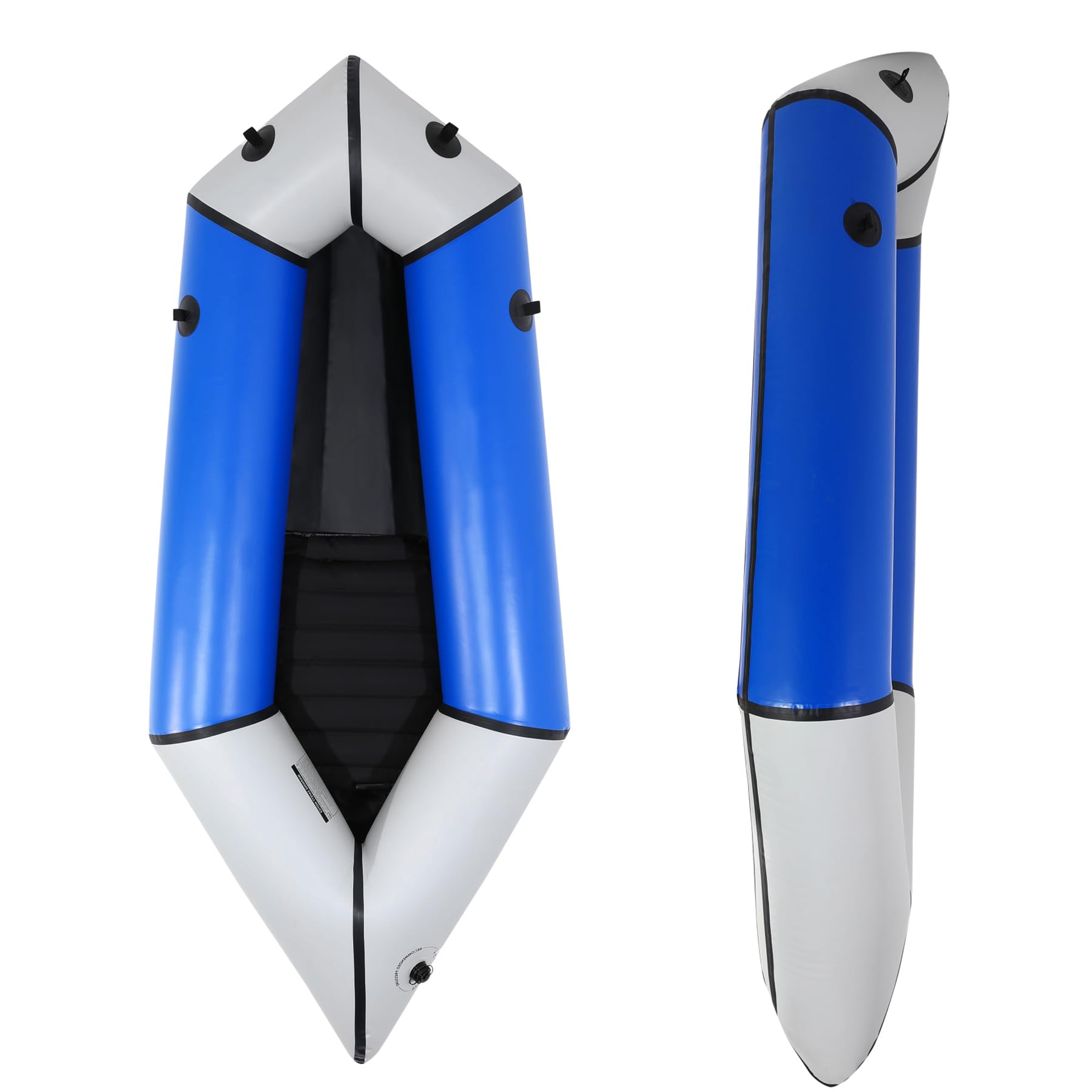 OryxearthTPU Packraft, Lightweight Inflatable Travel Kayak with Soft Seat for Adults Kids - 1 Person Packraft in Flat River for Camping Trip Fishing