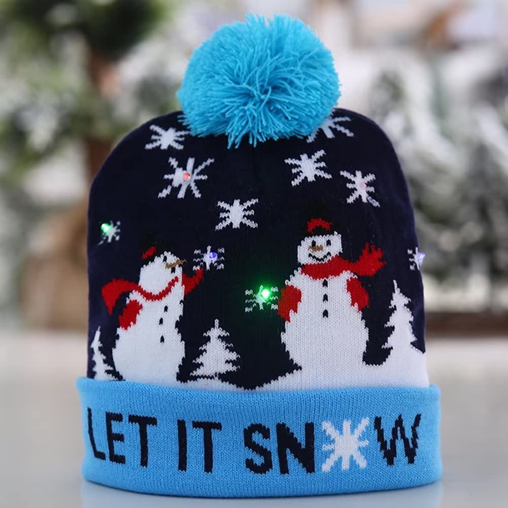 9 Pezzi Cappello da Babbo Natale,Cappello di Natale,Cappello Natalizio
