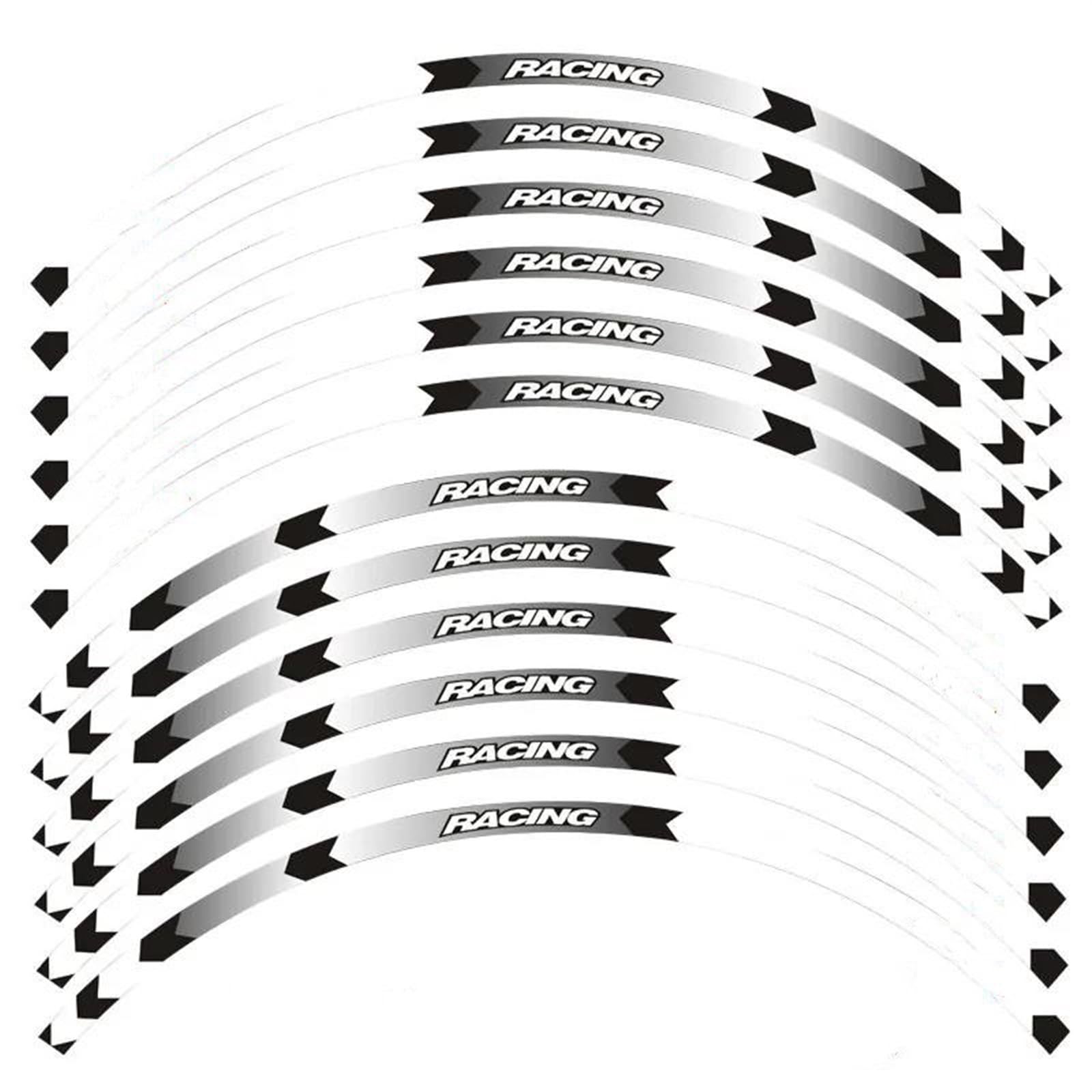 Stickers Motorcycle Reflective Rim Stripe Stickers Edge 1 Set for S1000XR S1000 XR S 1000XR S1000xr(Style 1)