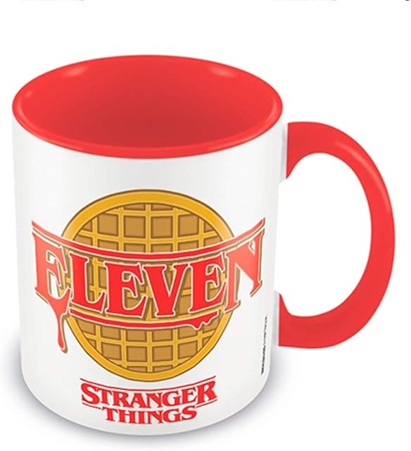Pyramid International Stranger Things Ceramic Mug with Eleven and Eggo Graphics in Presentation Box - Official Merchandise