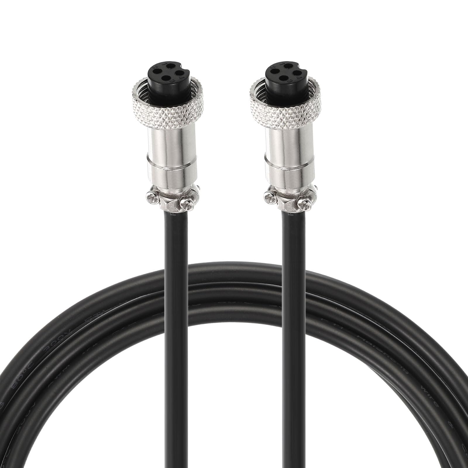 PATIKIL GX12 4 Pin Aviation Sensor Cable 2M / 6.6 Ft
