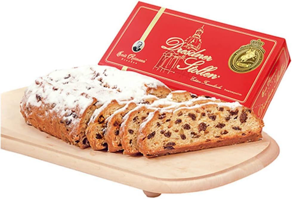 Emil Reimann Dresdner Stollen in Red Gift Box - 750 g / 26.4 oz