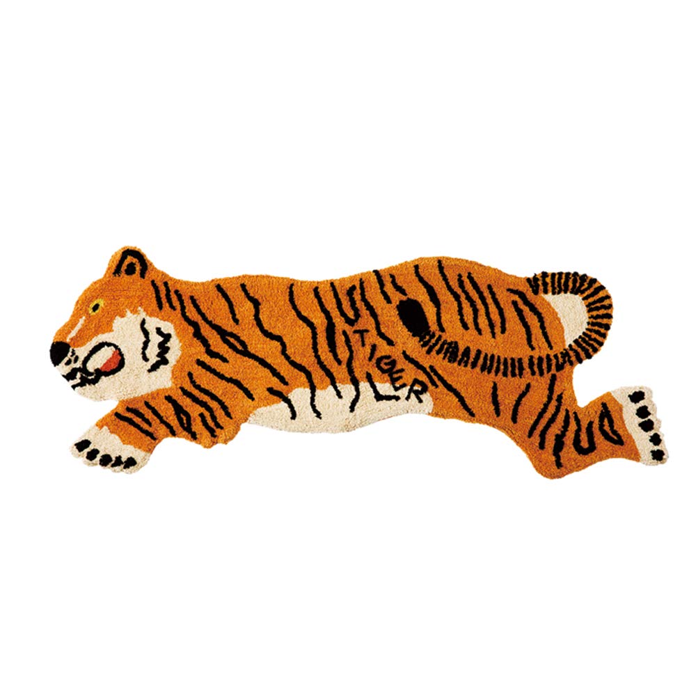 Amazon｜インターフォルム ラグ オレンジ 幅120×奥行50cm Timos