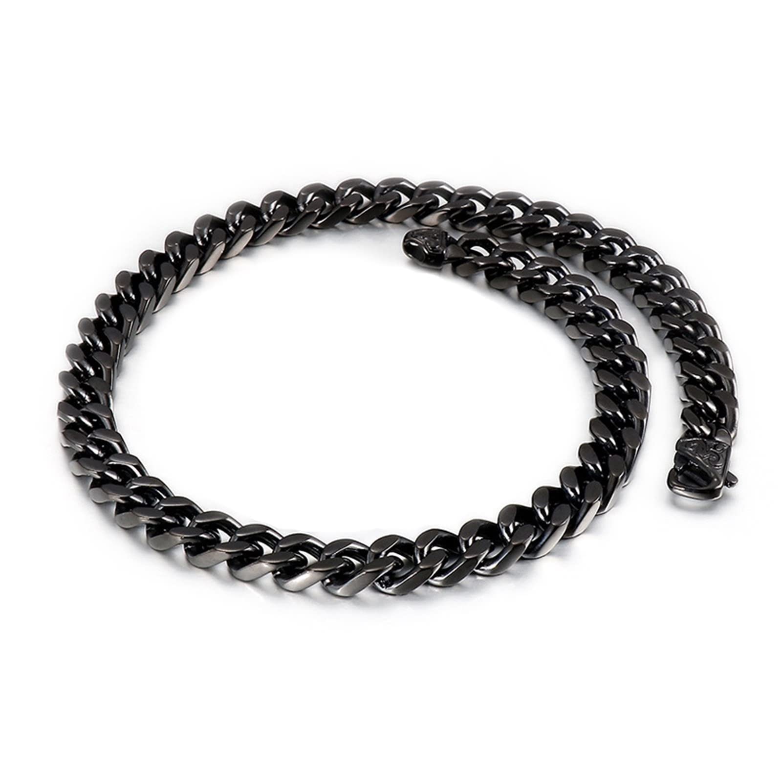 Männer Armband, Geschenk für Mann Panzerkette Karabinerverschluss Edelstahl Punkrock Design Jubiläum Armband Herren