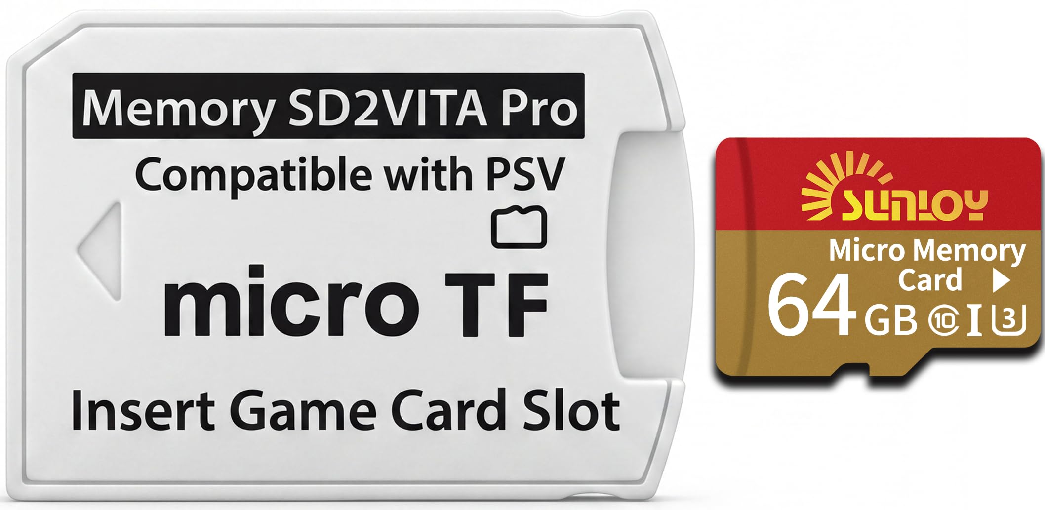 Amazon.com: SD2Vita 6.0 PS Vita Memory Card Adapter with 64GB