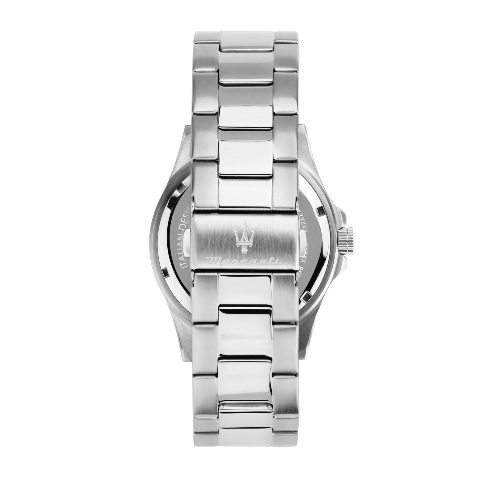 Maserati Limited Edition Orologio Uomo, Tempo, Data, Analogico, Cinturino in Acciaio, Impermeabile, Collezione Competizione - R8853100039