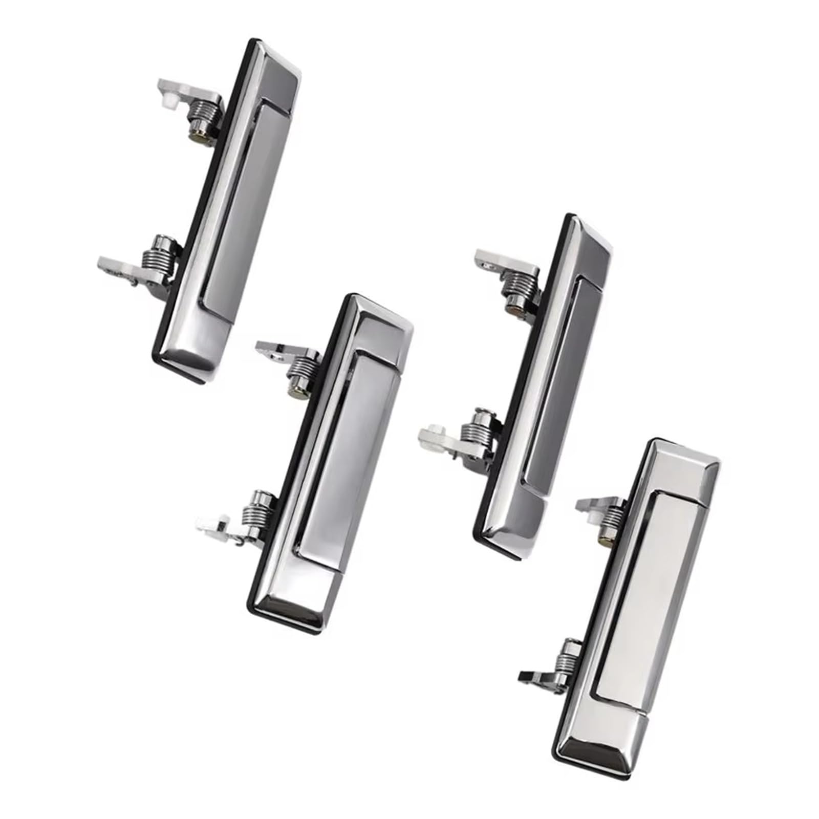 Ytjlf One Color Vehicle Outside Door Handle For Toyota For Pickup For 4Runner For Hilux 1984 1985 1986 1987 1988 4Pcs Chrome Exterior Door Handle 69210-90A00 69220-90A00