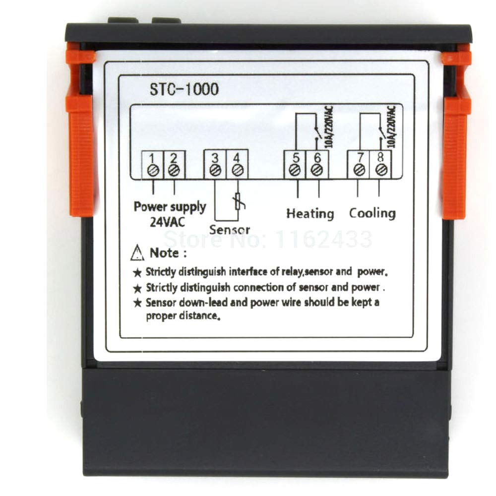 STC-1000 AC/DC 24V Temperature Controller: Industrial & Scientific