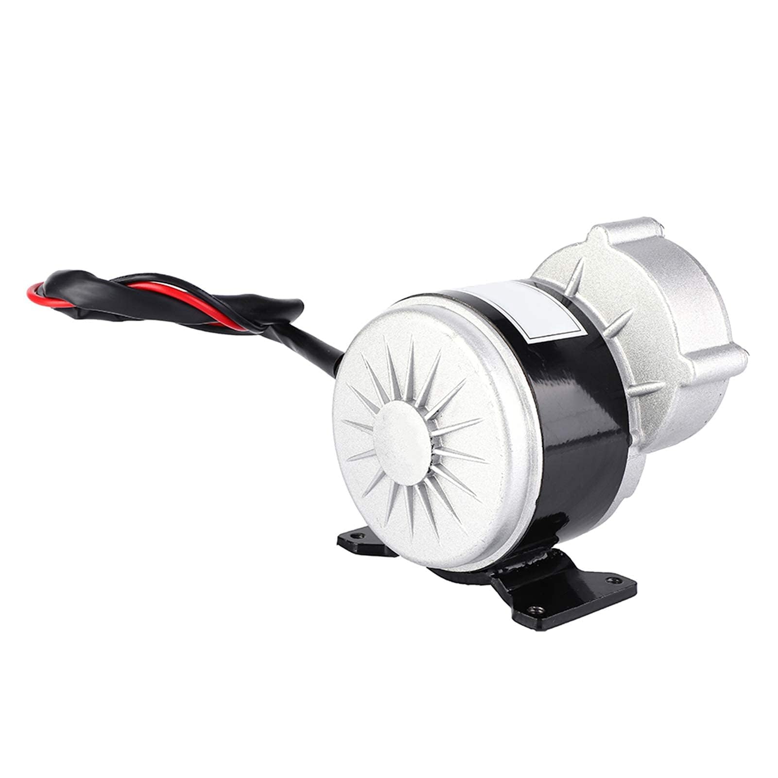 Elektrischer Bürstenmotor mit Metallgetriebe, 24V 250W Getriebemotor, Untersetzungsmotor zur Umbauteile für Fahrradbegeisterte und Fahrradliebhaber